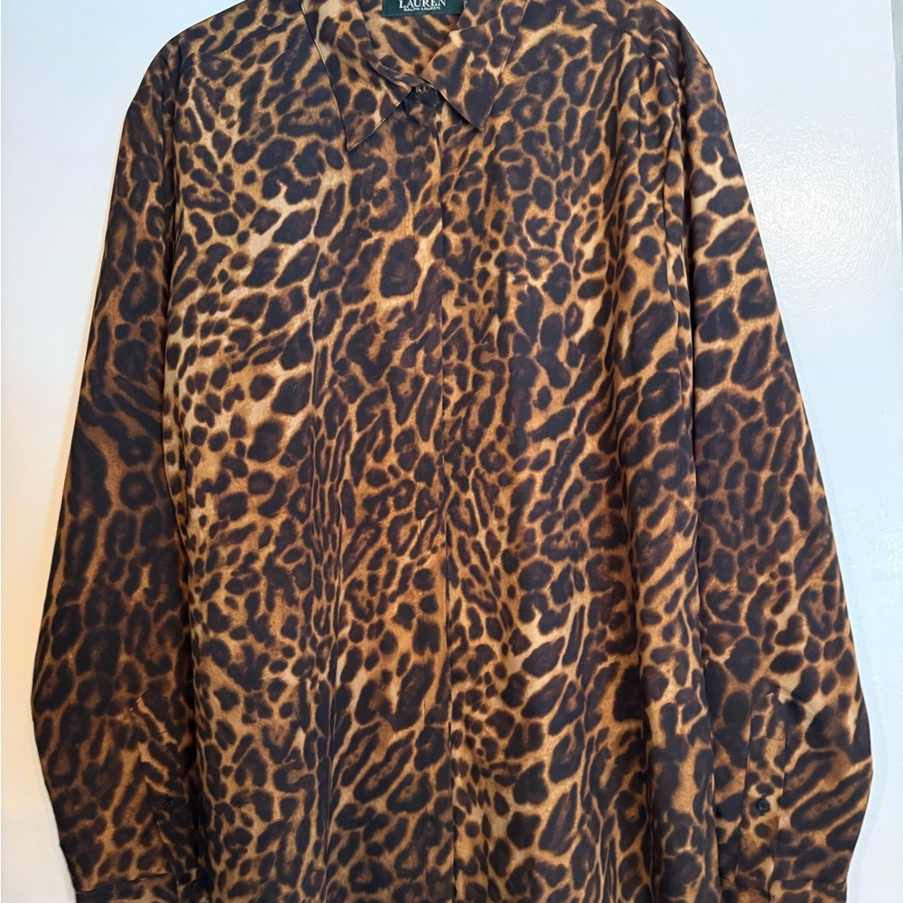 Lauren Ralph Lauren Animal Print Blouse